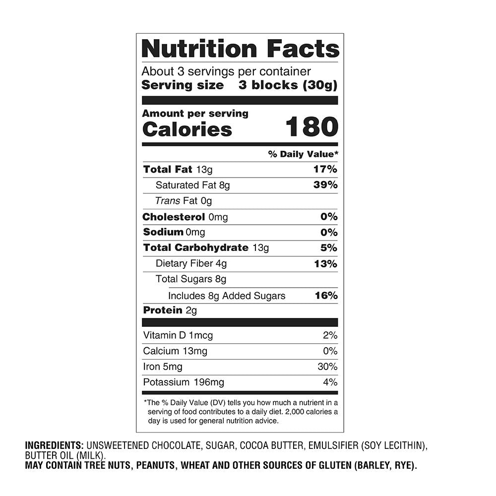 Large 72% Dark Chocolate Bar, Set of 10