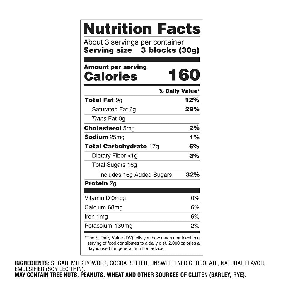 Large 31% Milk Chocolate Bar, Set of 20