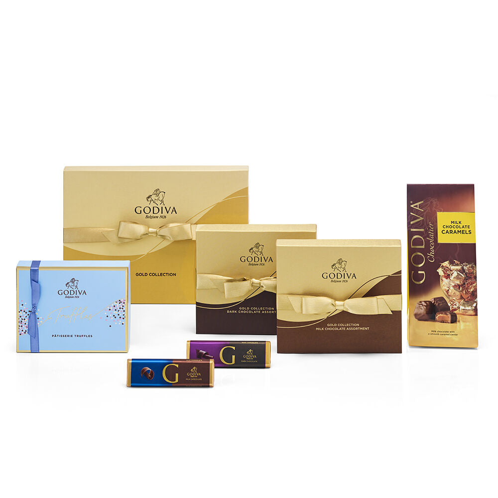 Chocolate Lover's Gift Basket, Classic Ribbon