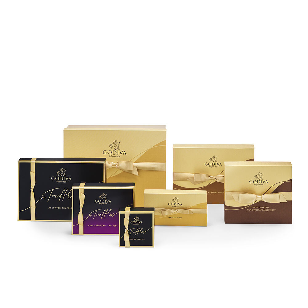 Ultimate Chocolate Gift Tower, Brown Ribbon