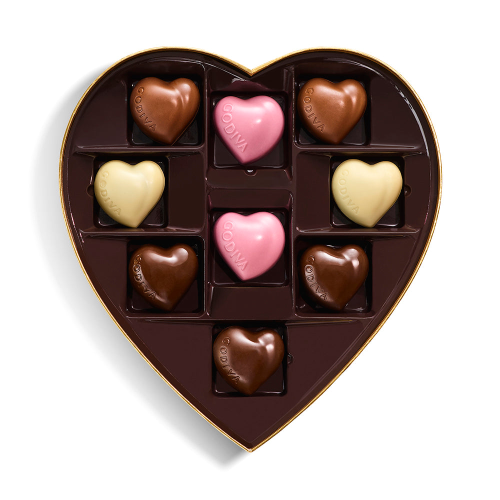 Valentine's Day Heart-Shaped Gift Box, 9pc.