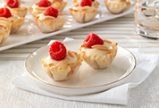 White Chocolate-Raspberry Tartlets