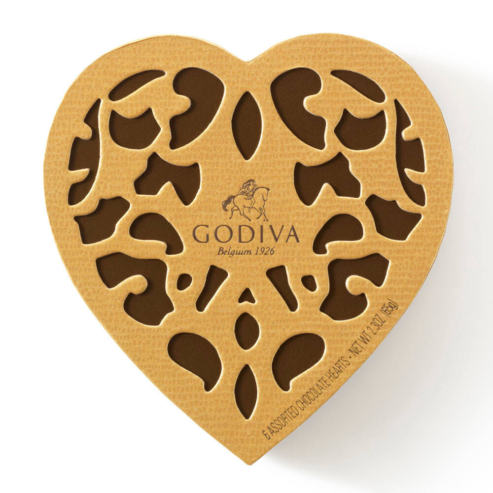 6 pc. Heart Gift Box - Small