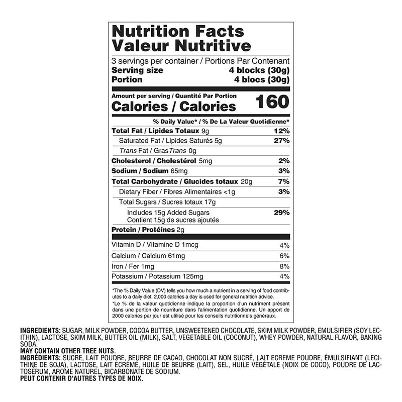 Milk Chocolate Salted Caramel Bar, Set of 10, 90 gram Each