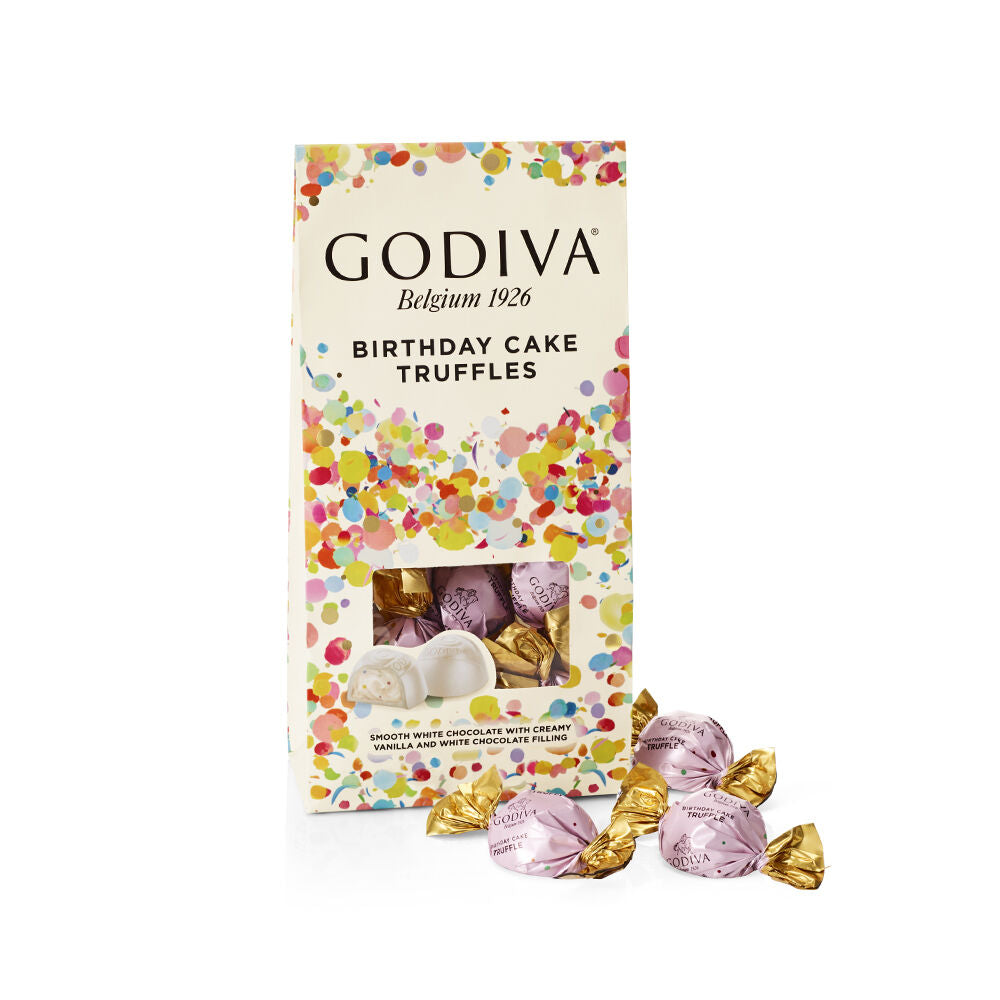 Happy Birthday Cake Truffles, Set of 6, 3.6 oz. each