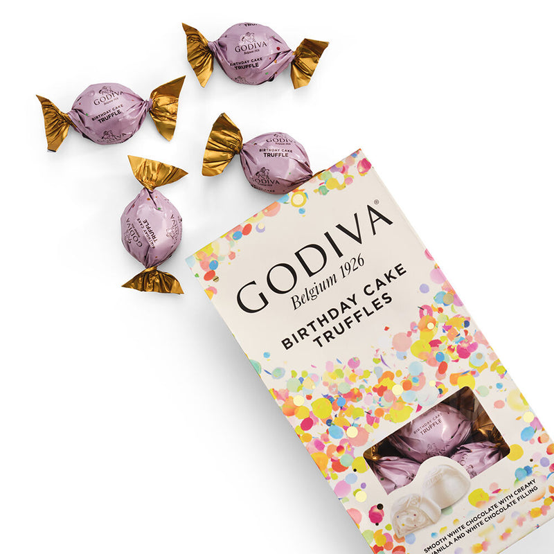 Happy Birthday Cake Truffles, Set of 6, 3.6 oz. each