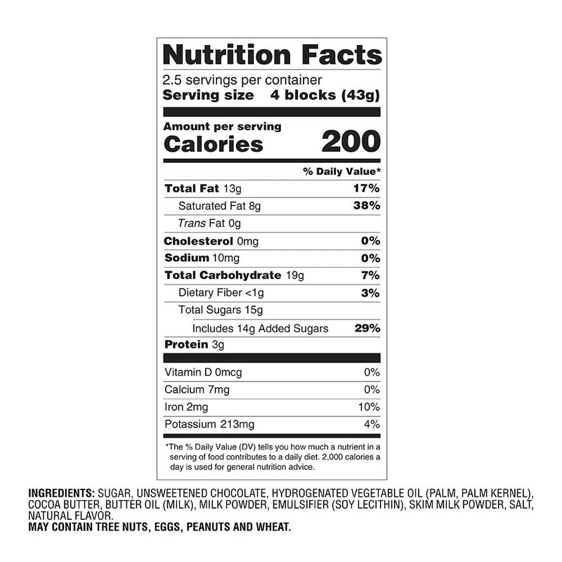 Masterpieces Dark Chocolate Ganache Heart Bar, 10 bars