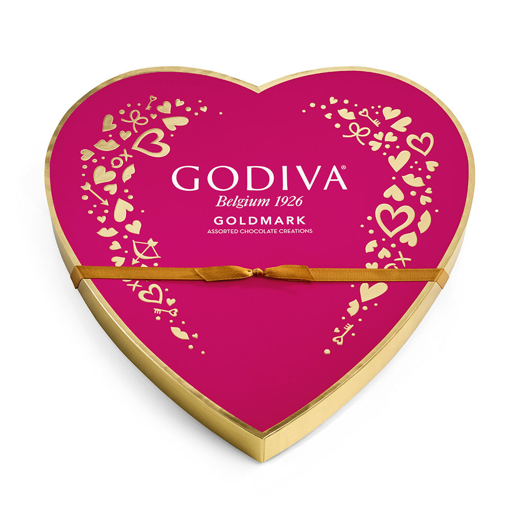 Valentine's Day Goldmark Assorted Chocolate Heart Box, 24 pc.