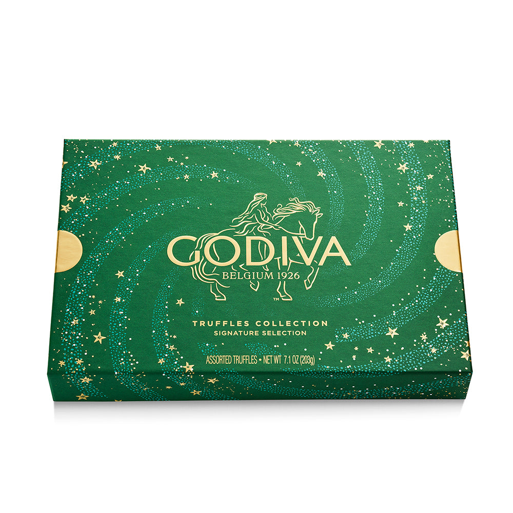 Signature Chocolate Truffles Gift Box, Holiday Edition, 15pc