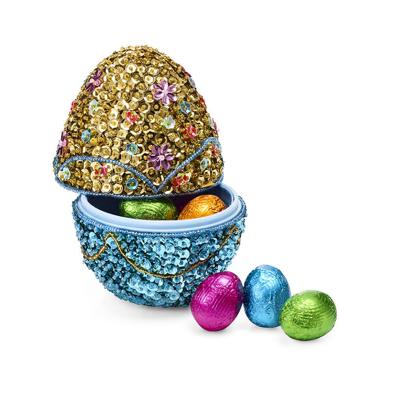 Limited Edition Plush Bunny and Collectible Beaded Egg