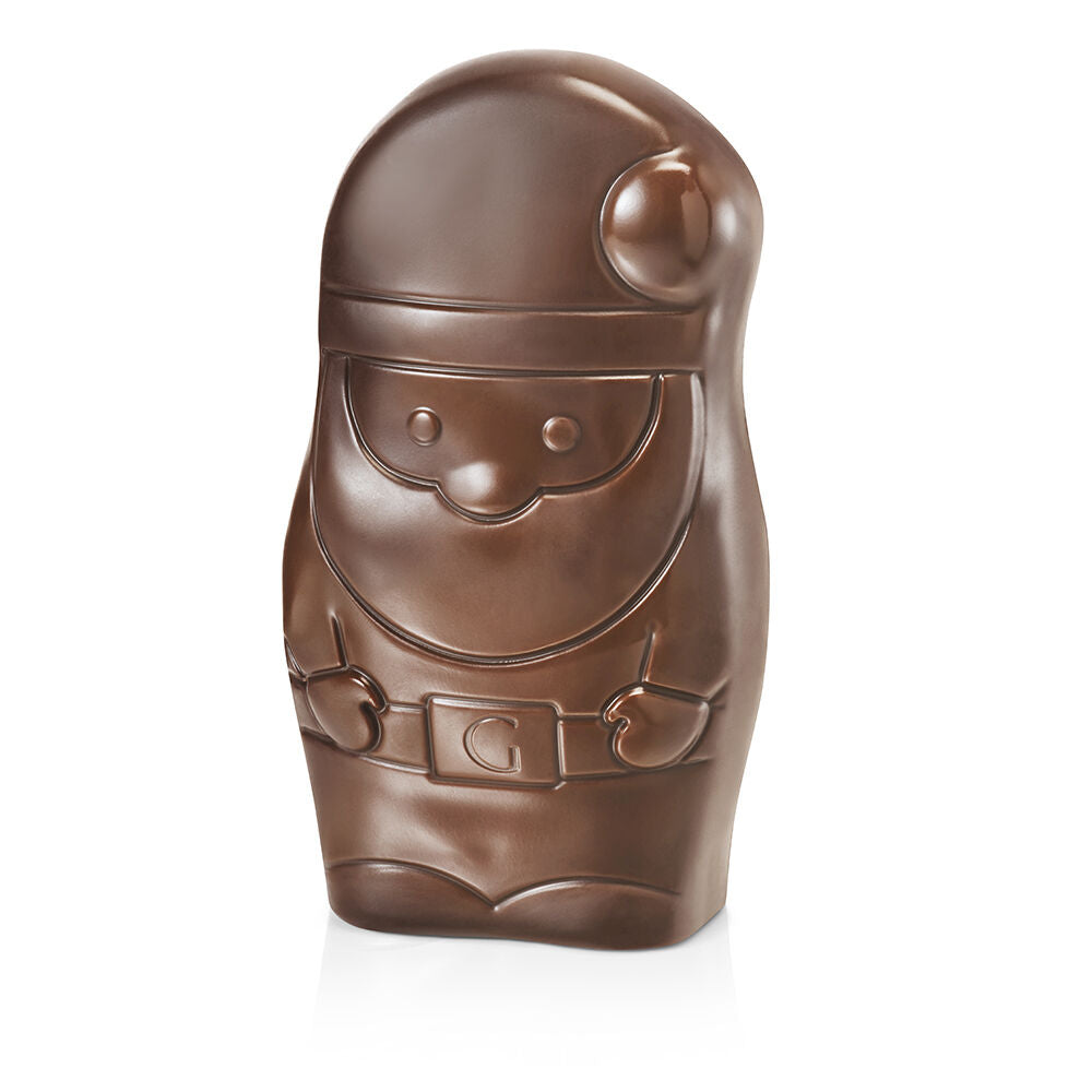 Milk Chocolate Foil Wrapped Santas, Set of 6