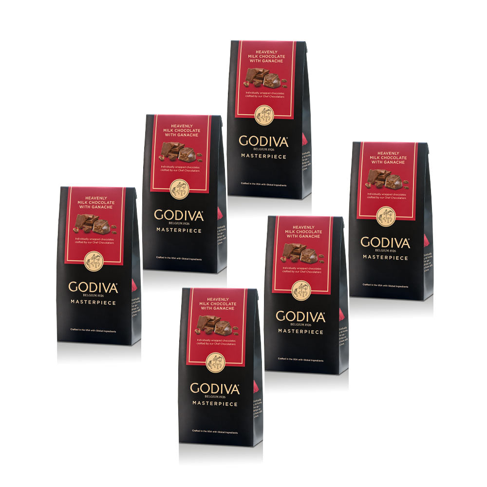 Milk Chocolate Ganache Small Masterpiece Bag, Set of 6