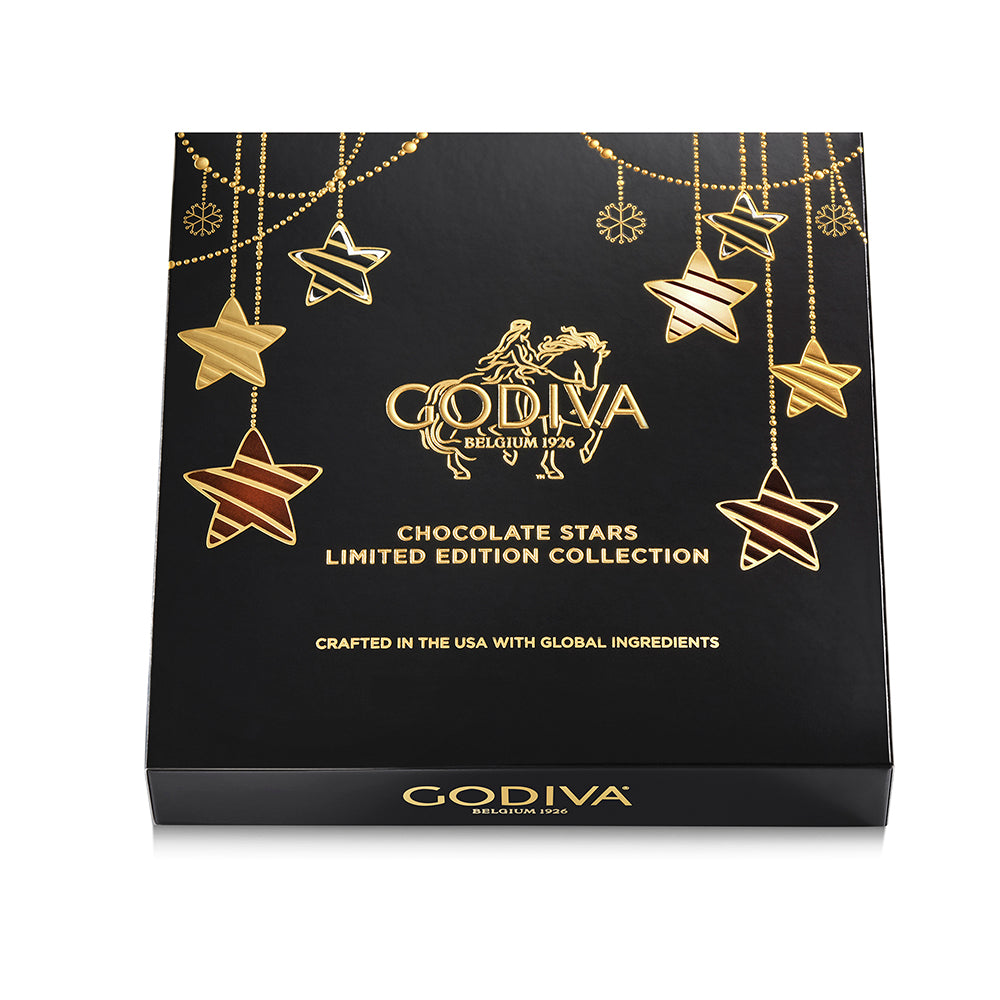 Assorted Holiday Stars Gift Box, 9pc. | GODIVA – GODIVA