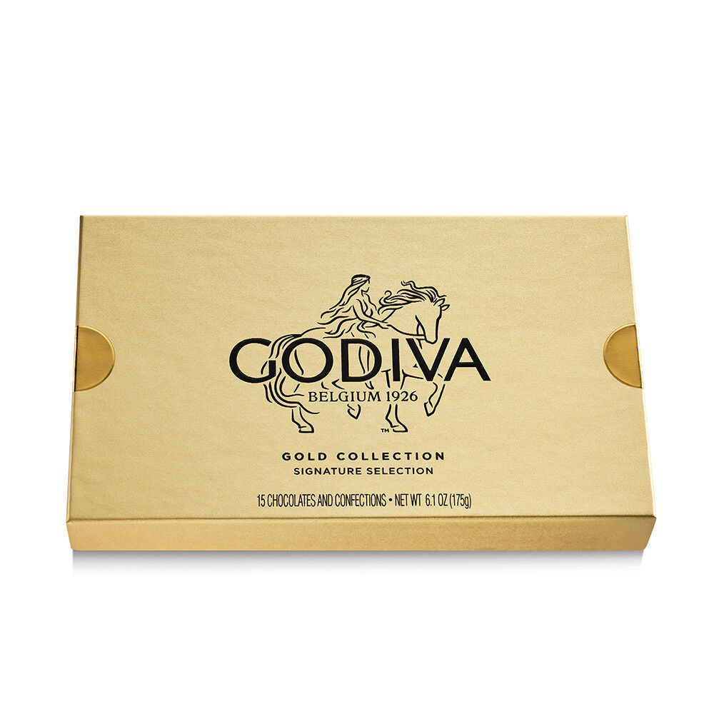 Assorted Chocolate Gold Gift Box, 15pc.