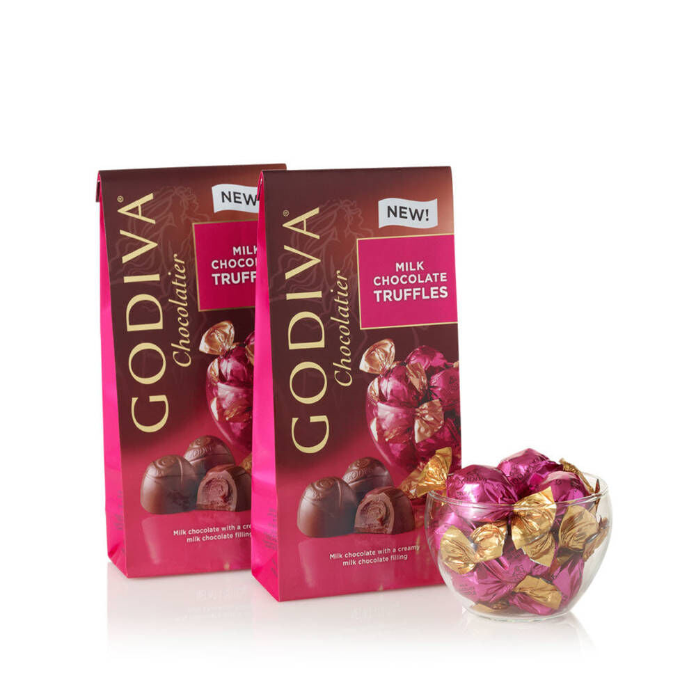 Wrapped Milk Chocolate Truffles, Large Bags, Set of 2, 19 pc. each