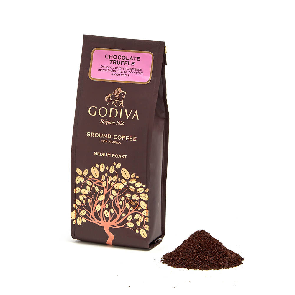 Truffle Coffee, 10 oz. Ground & Chocolate Biscuit Gift Box, 32 pc.
