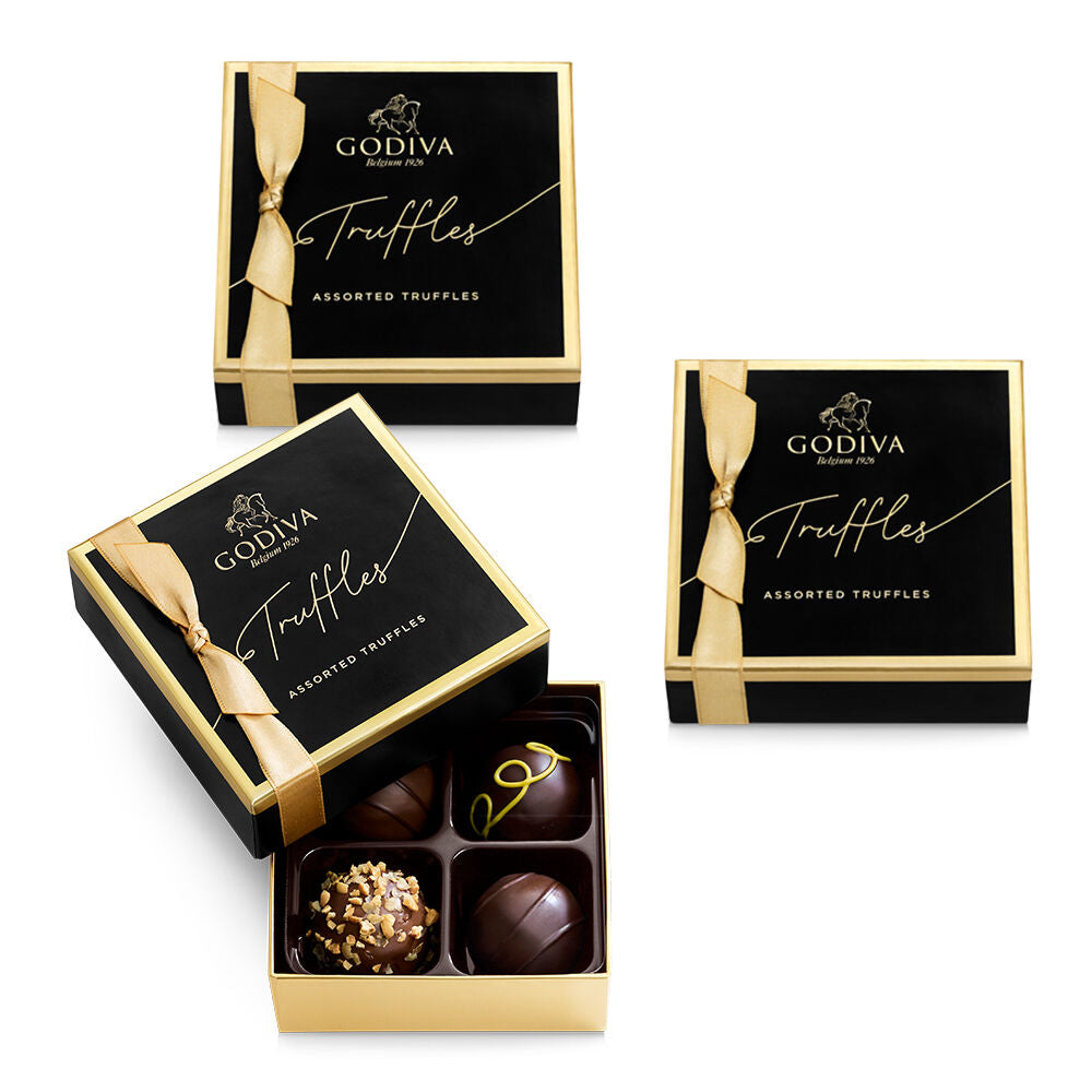 Signature Chocolate Truffles, Set of 3, 4 pc. each