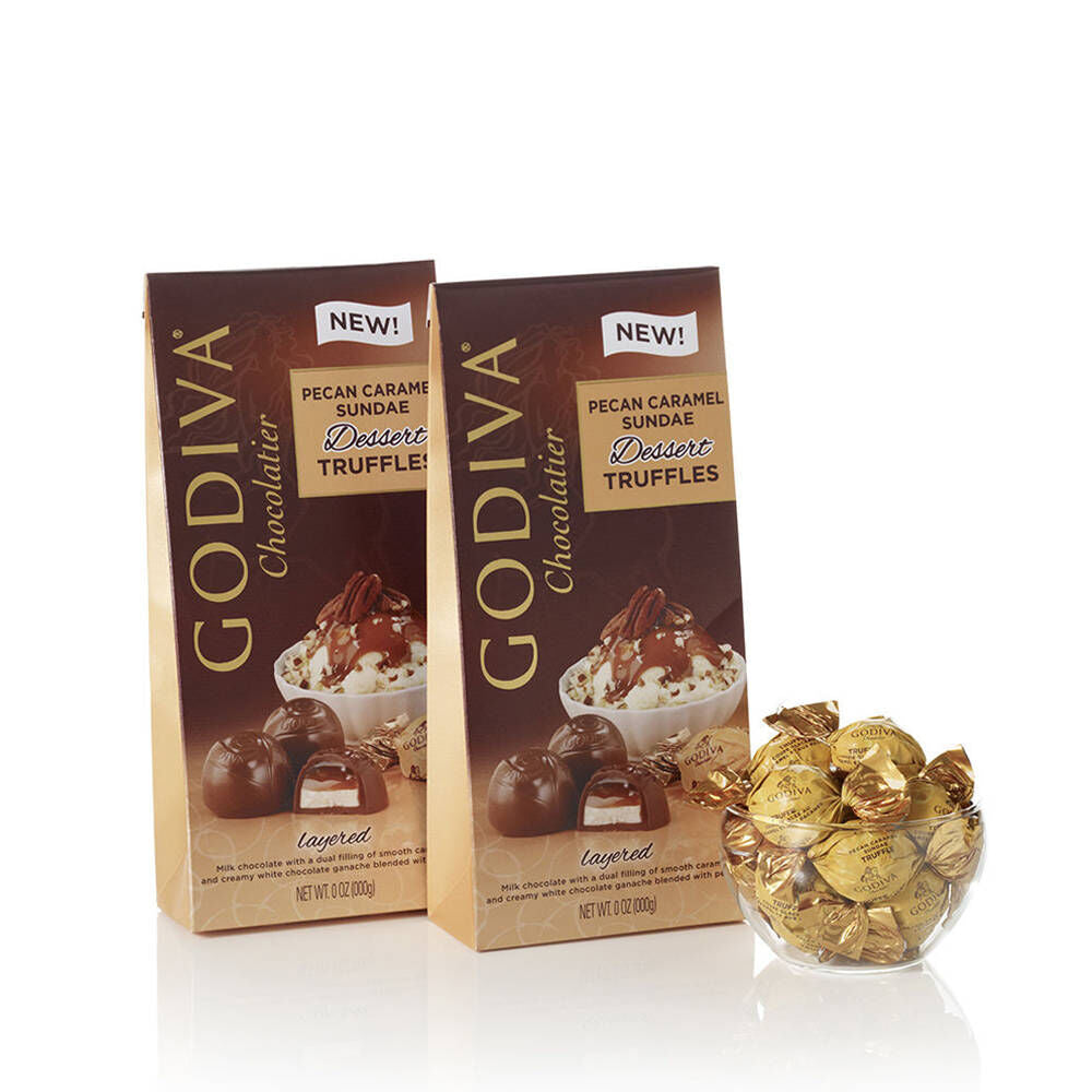 Milk Caramel Sundae Truffles, Large Bags, Set of 2, 19 pc. each
