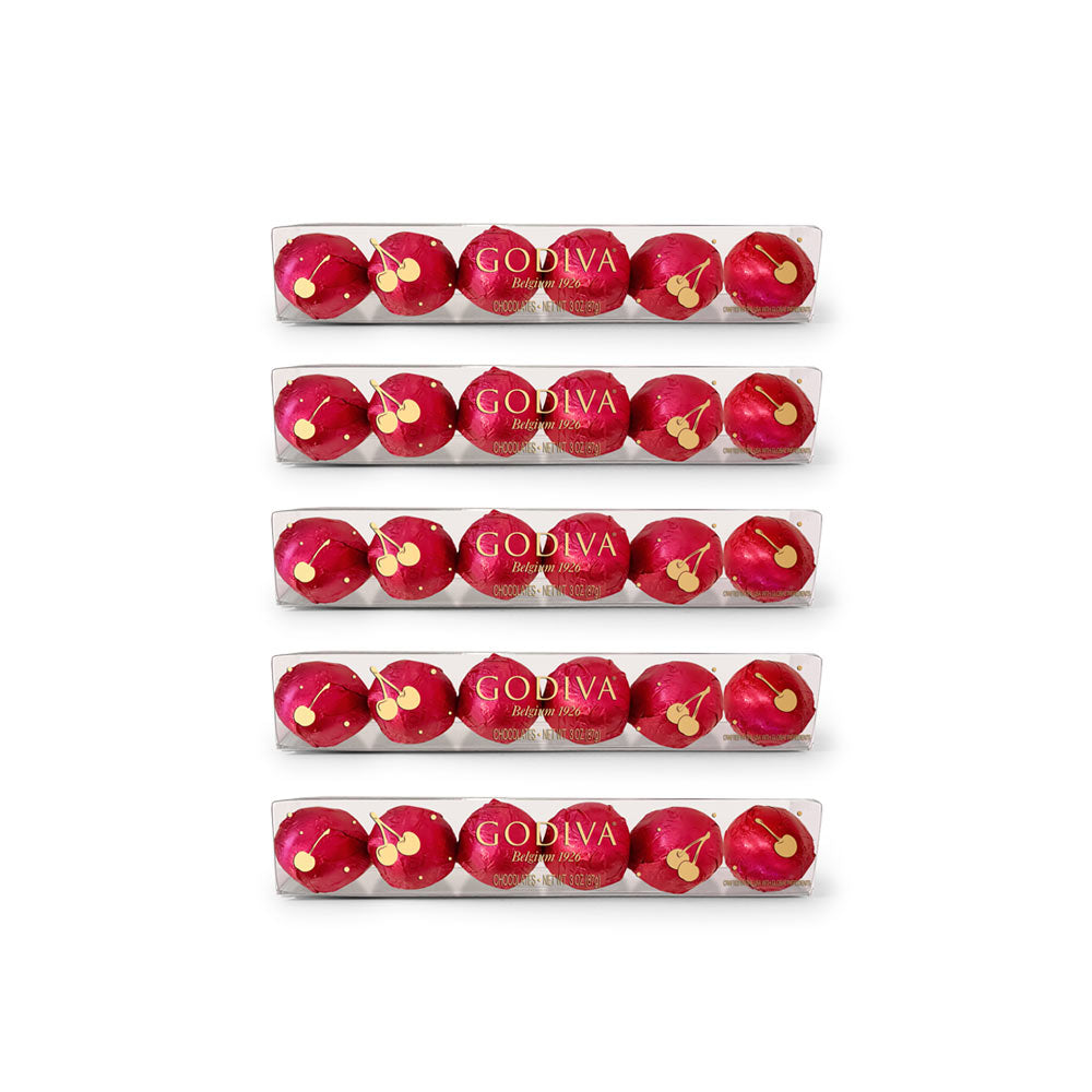 Dark Chocolate Cherry Cordials, 6pc., Set of 5