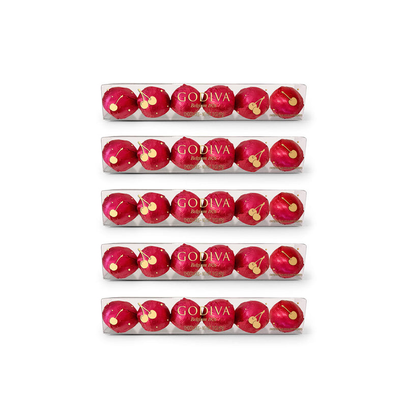 Dark Chocolate Cherry Cordials, 6pc., Set of 5