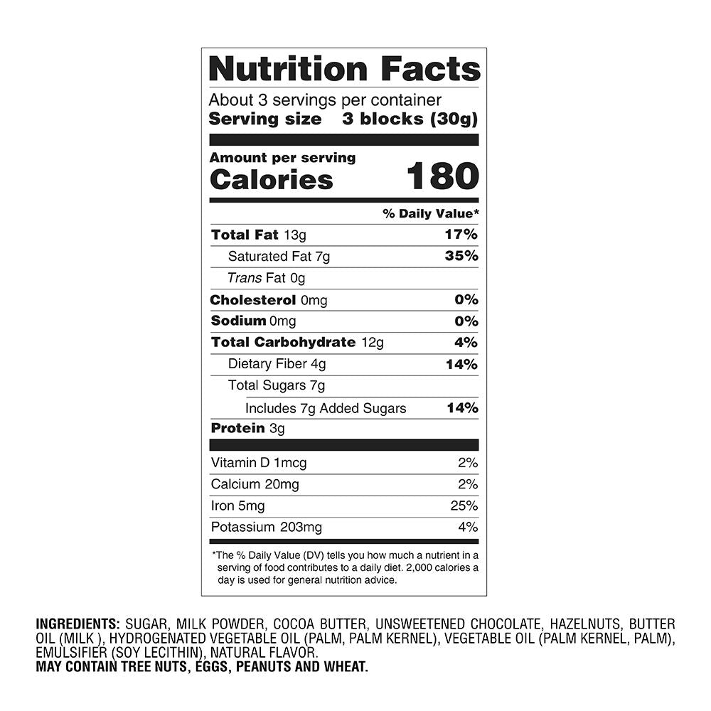 Large 72% Dark Chocolate with Almond Bar Set of 20