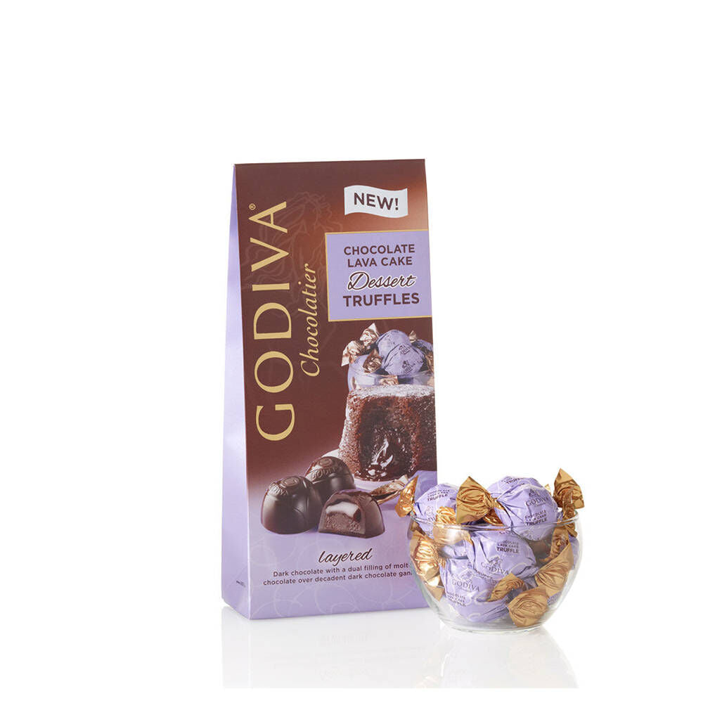 Wrapped Chocolate Lava Cake Dessert Truffles, Large Bag, 19 pc.
