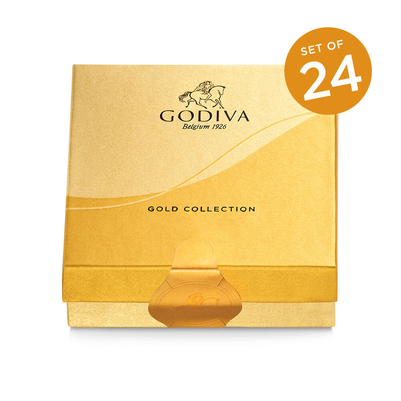 Assorted Chocolate Gold Favor, Set of 24, 4 pc. each