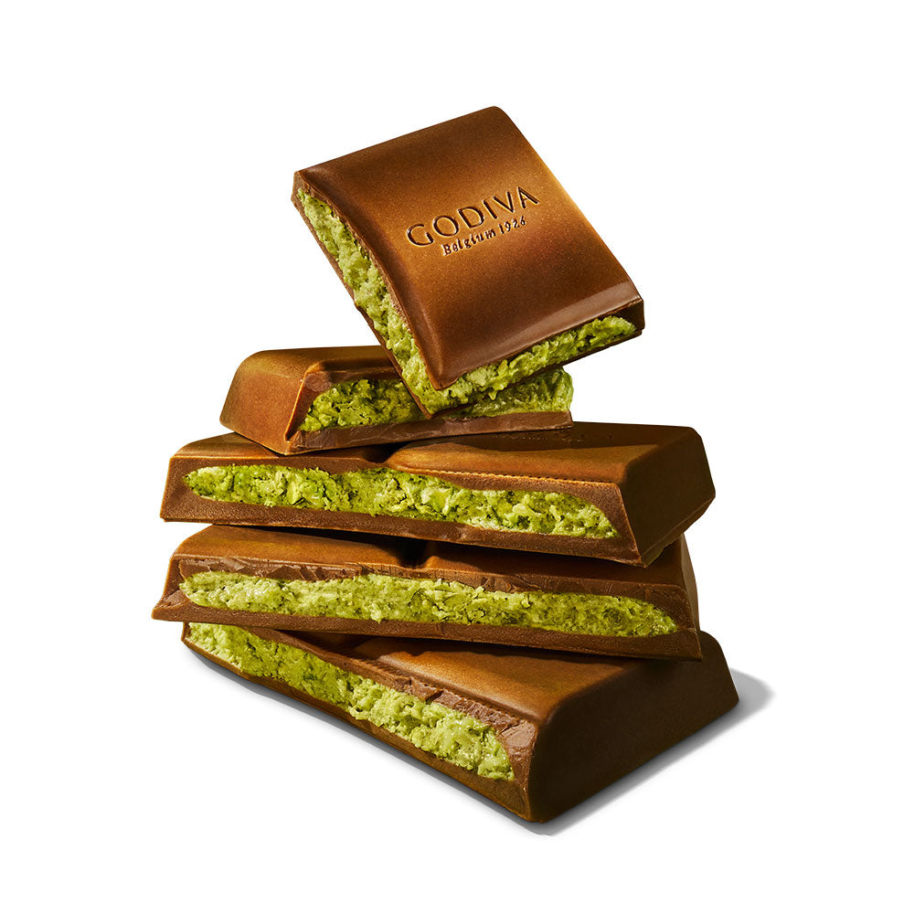 Pistachio & Kadayif Milk Chocolate Bar | GODIVA – GODIVA