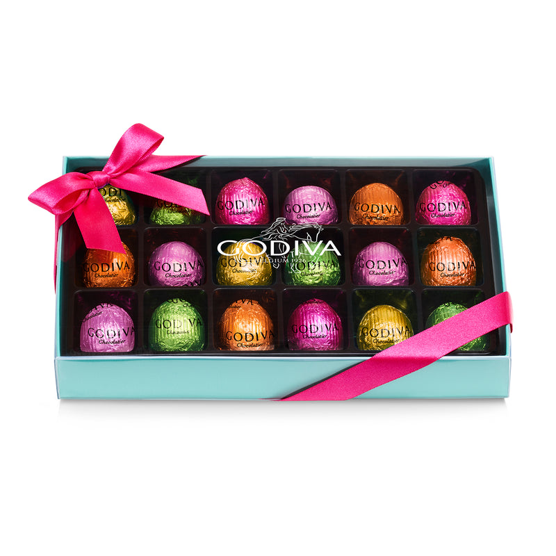 Assorted Chocolate Easter Egg Gift Box, 18pc.