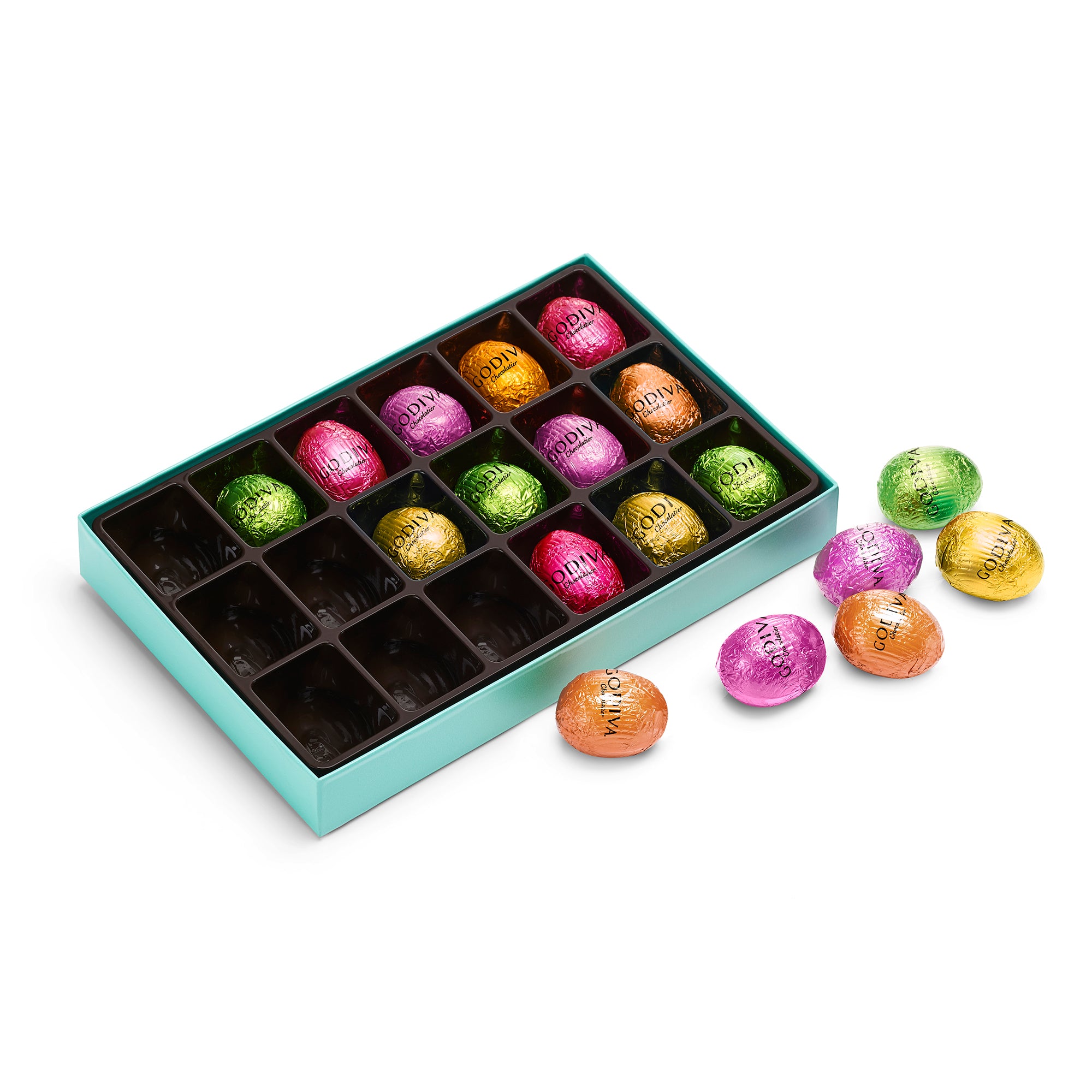 Assorted Chocolate Easter Egg Gift Box, 18pc.