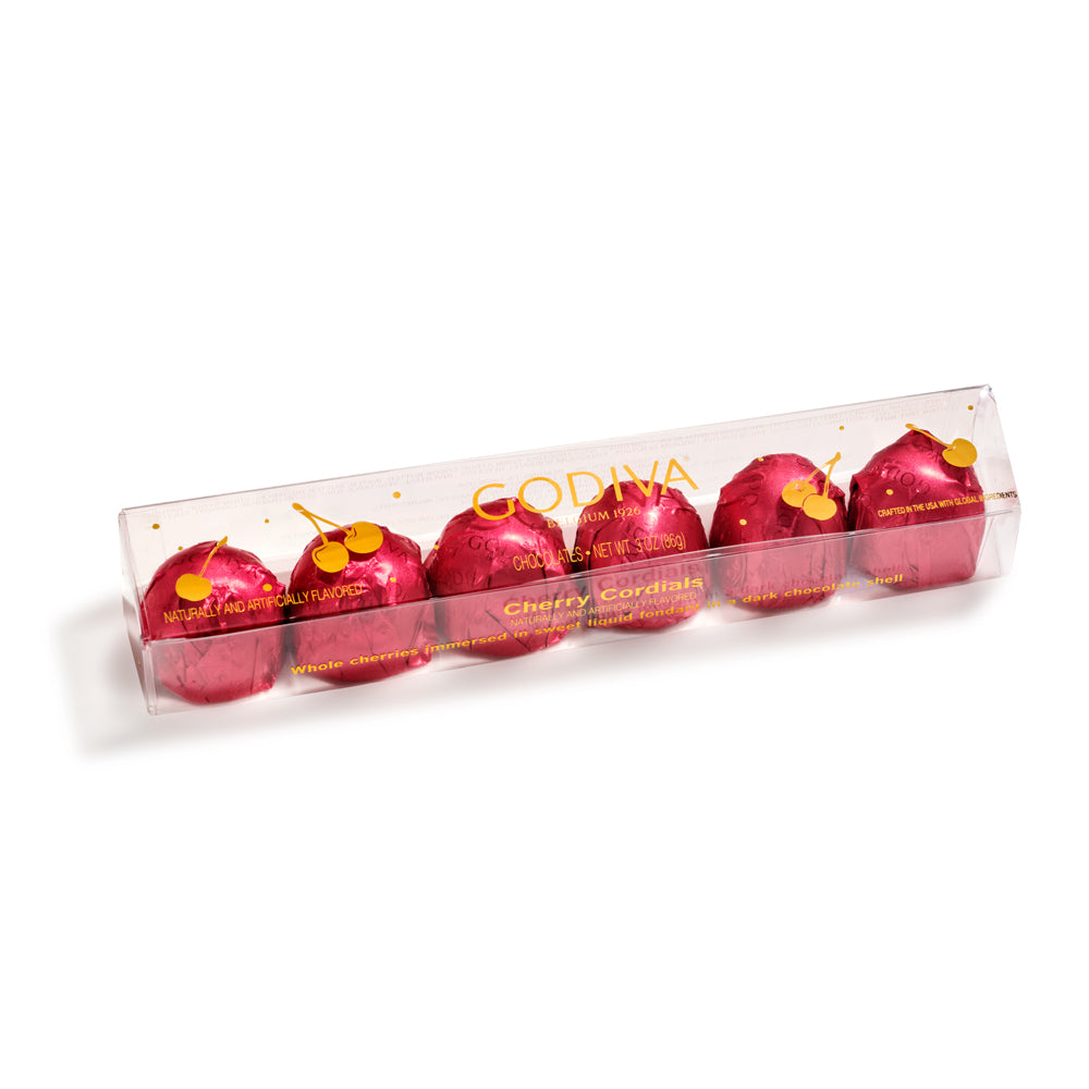 Dark Chocolate Cherry Cordials, 6 pc.