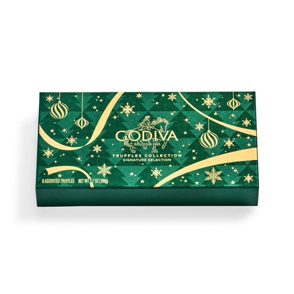 Signature Chocolate Truffles Gift Box, Holiday Edition, 8pc.