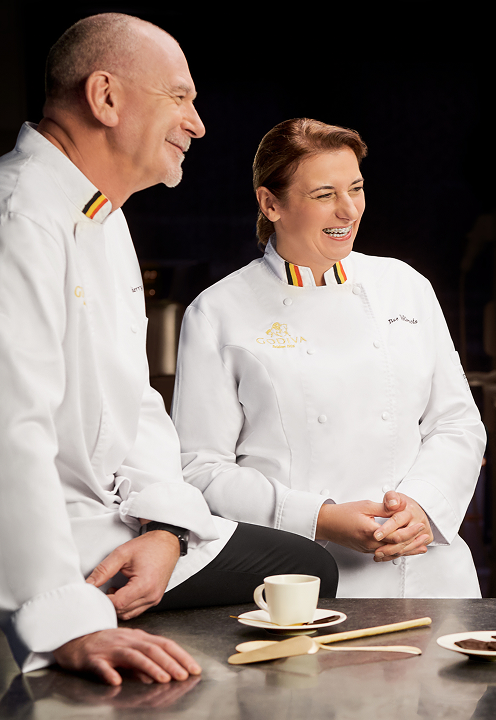 Chefs Thierry Muret and Ilse Wilmots