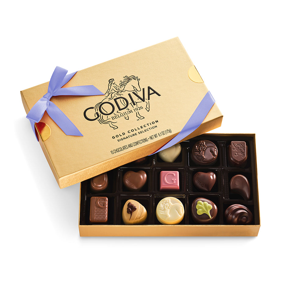 Holiday Assorted G Cube Truffle Tin, 15 pc. | GODIVA – GODIVA