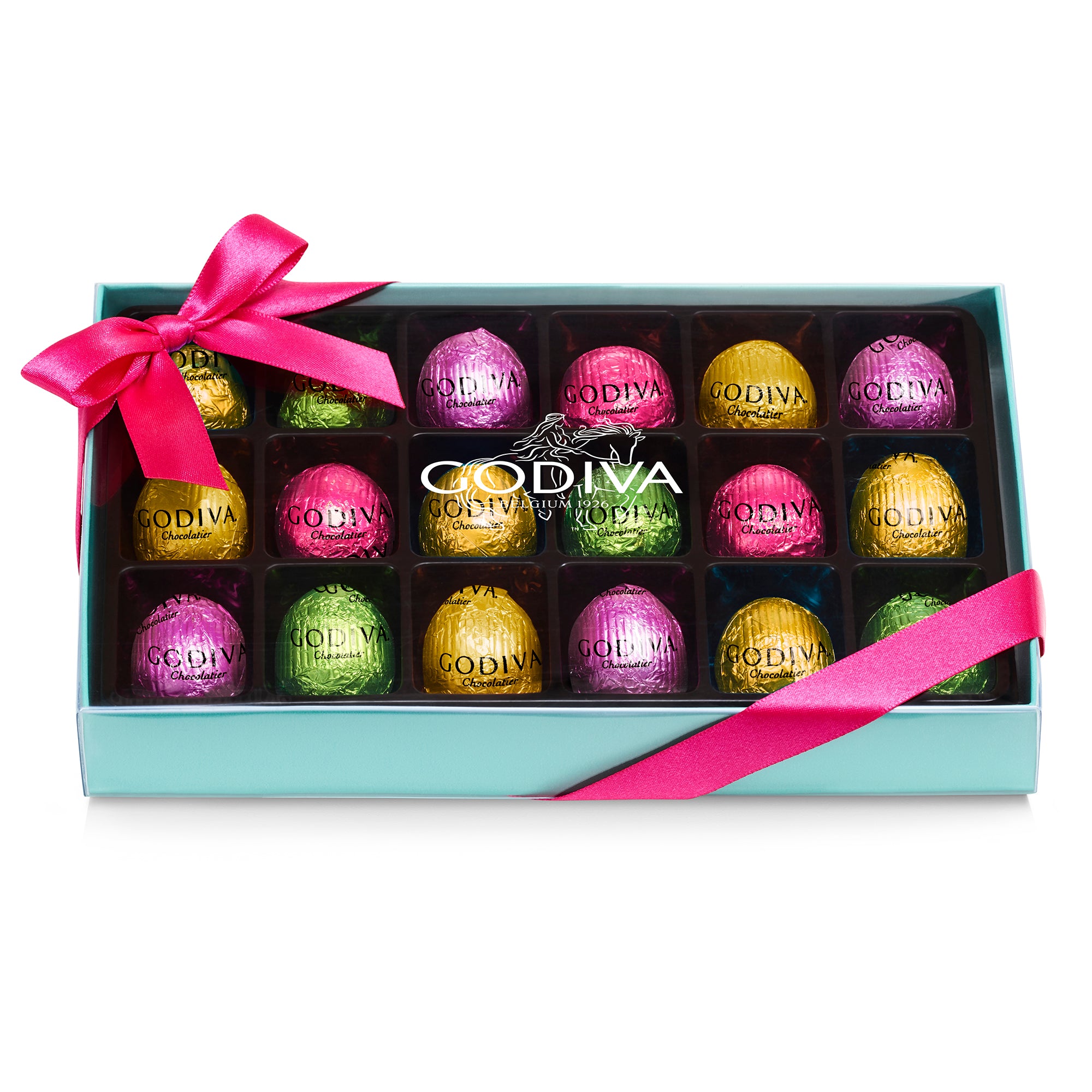 Assorted Chocolate Easter Egg Gift Box, 18pc.