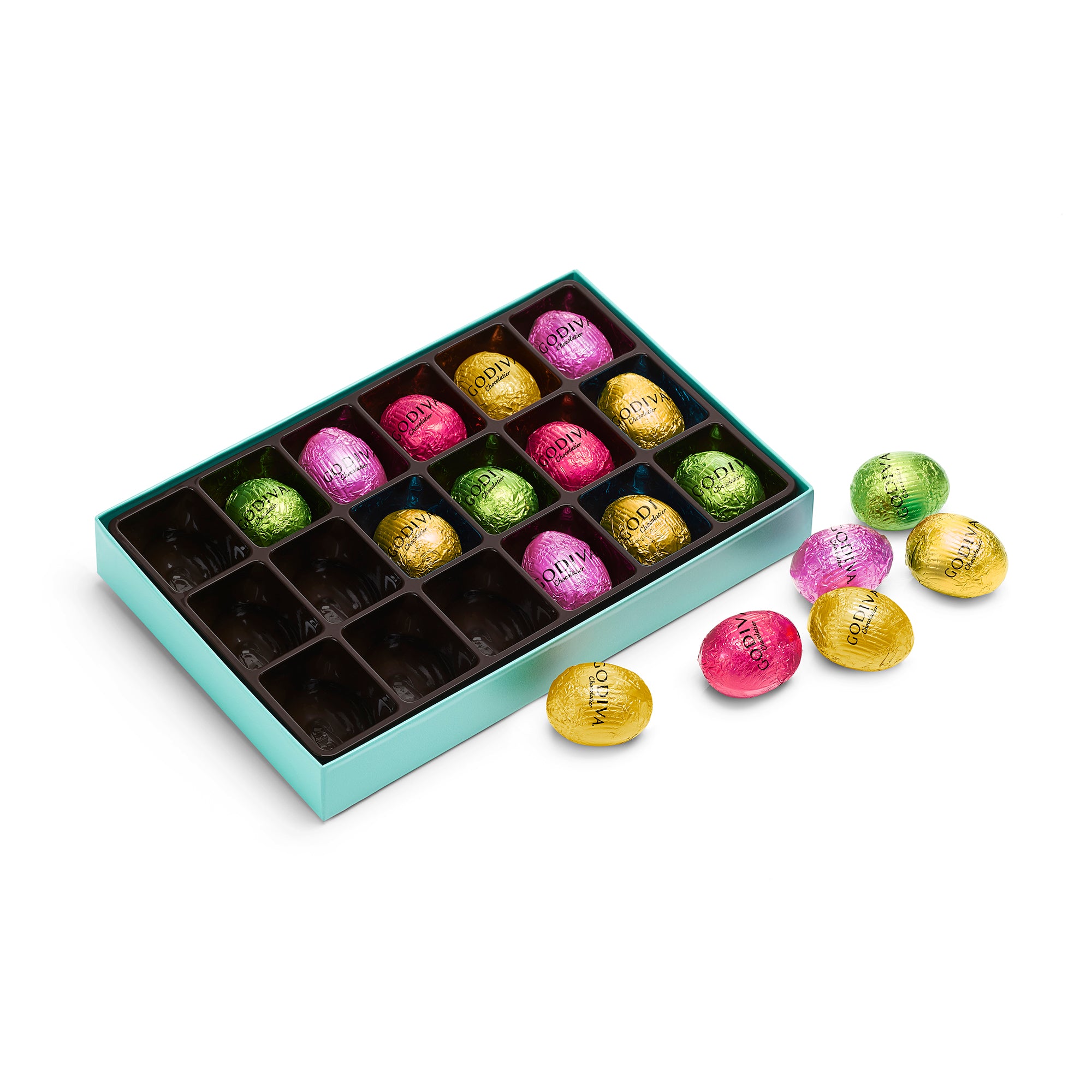 Assorted Chocolate Easter Egg Gift Box, 18pc.