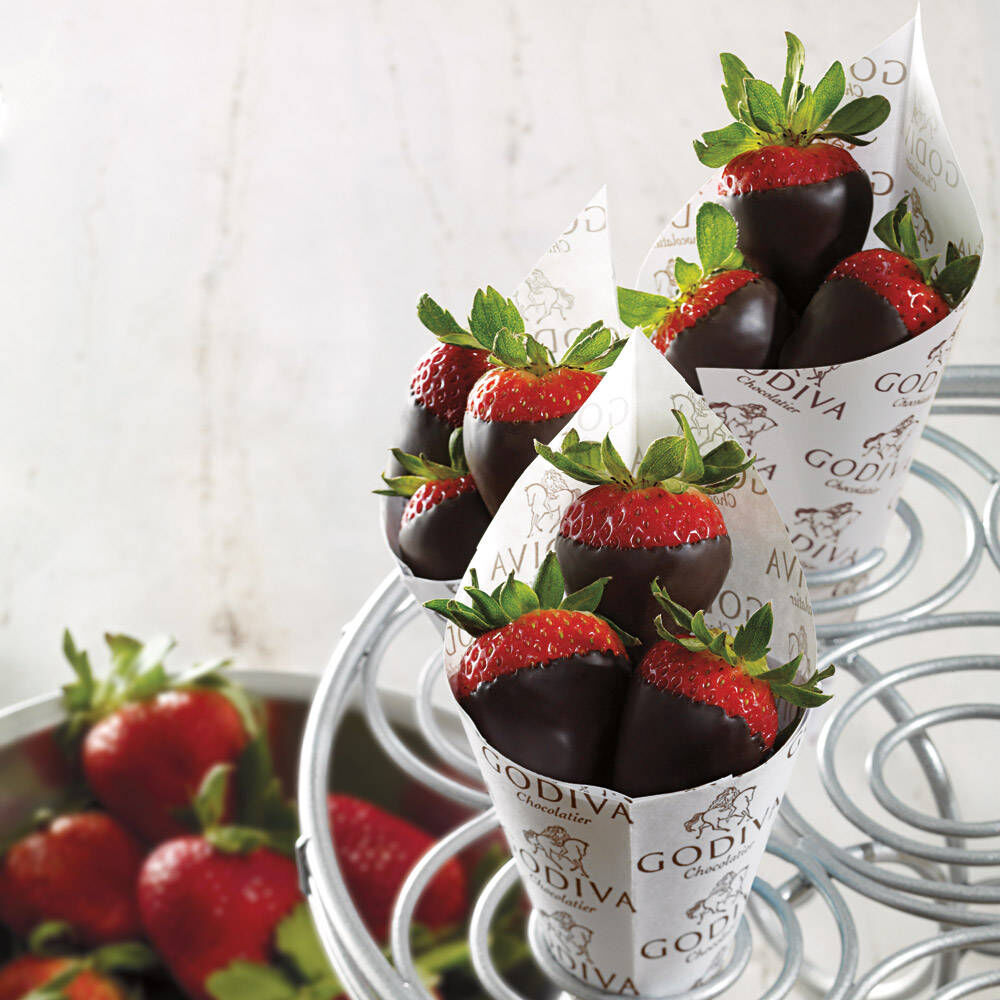 Chocolate covered top strawberries godiva