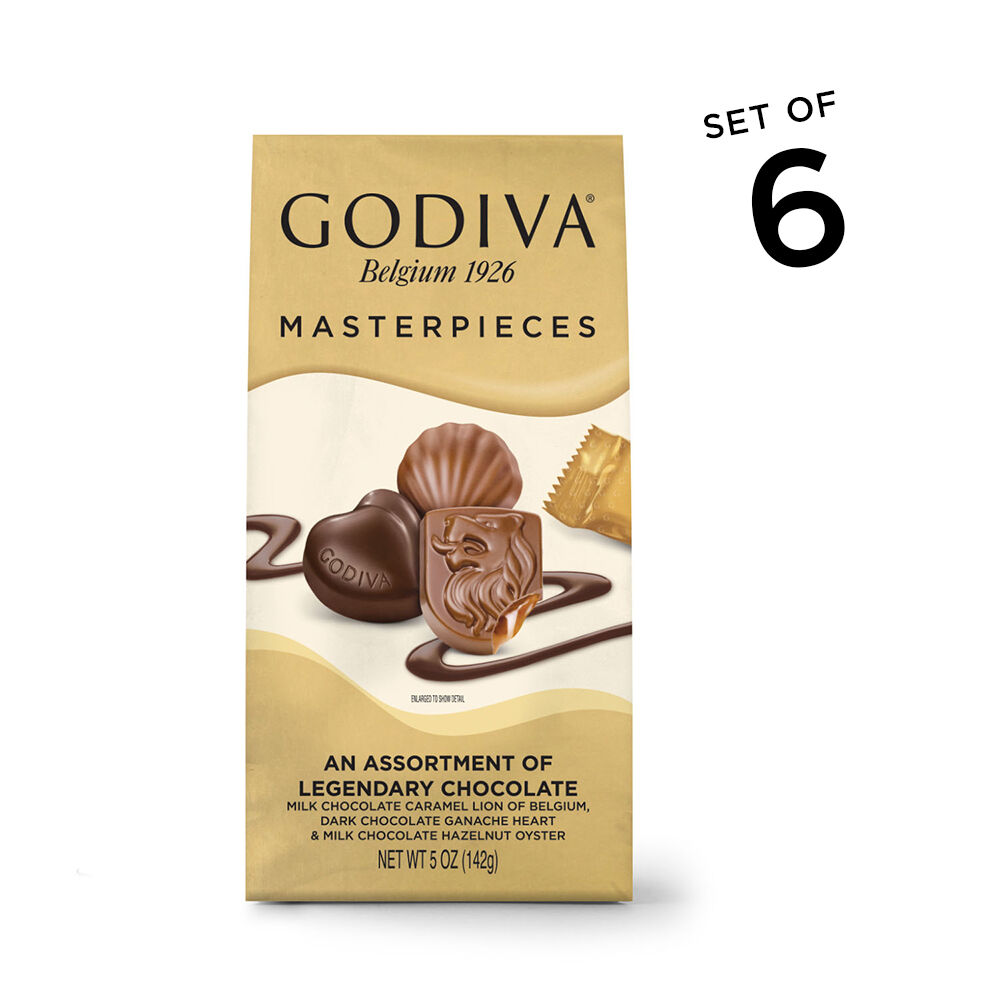 Godiva Masterpieces Assorted Set of 6