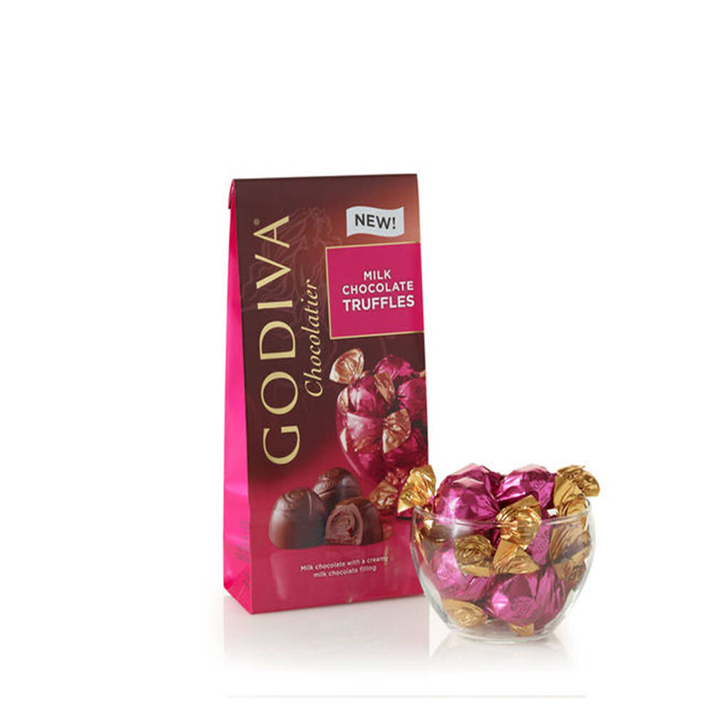 Wrapped Milk Chocolate Truffles Large Bag 19 pc. GODIVA