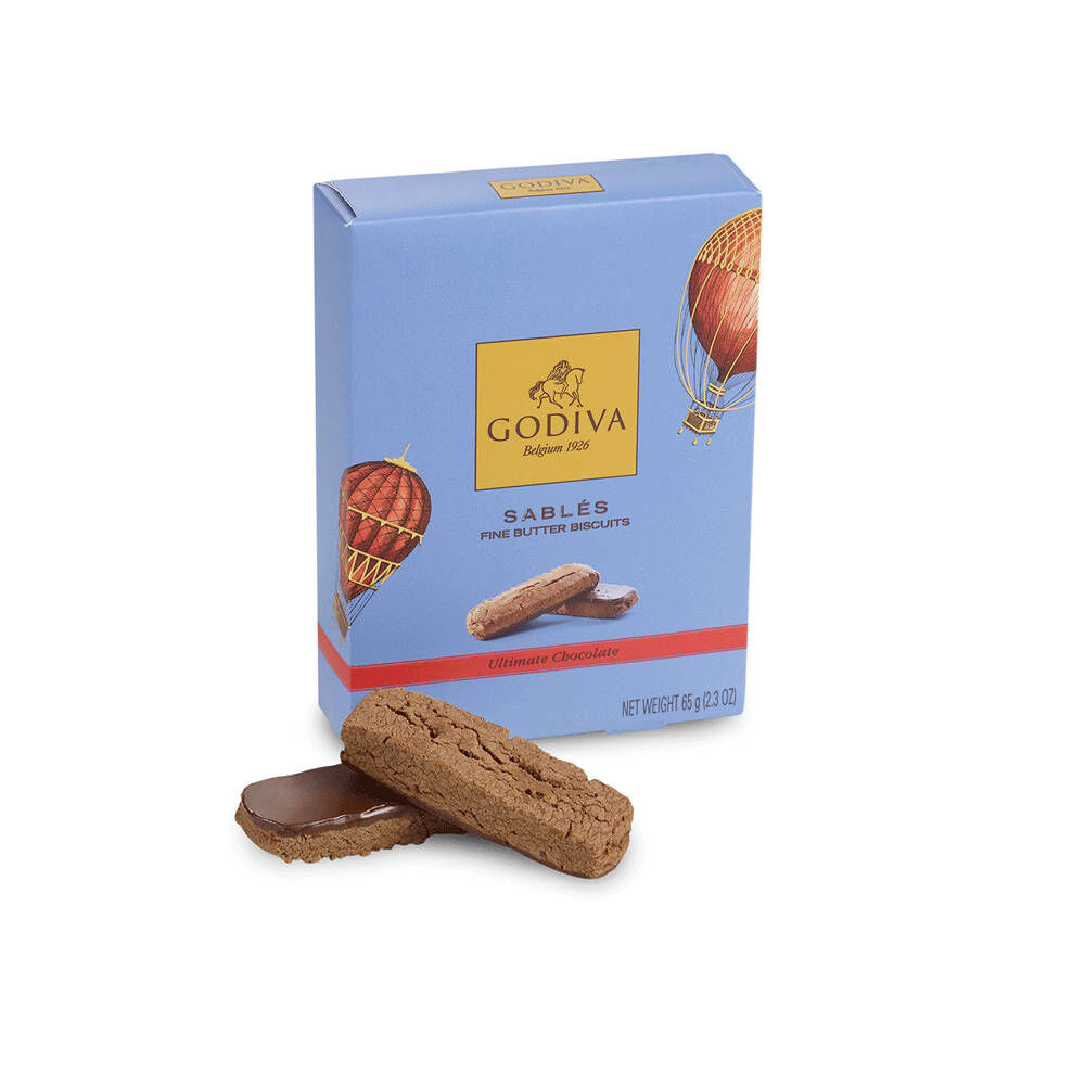 最適な価格 Biscuit Shortbeard Sables Chocolate Ultimate - GODIVA | pc. 6 菓子