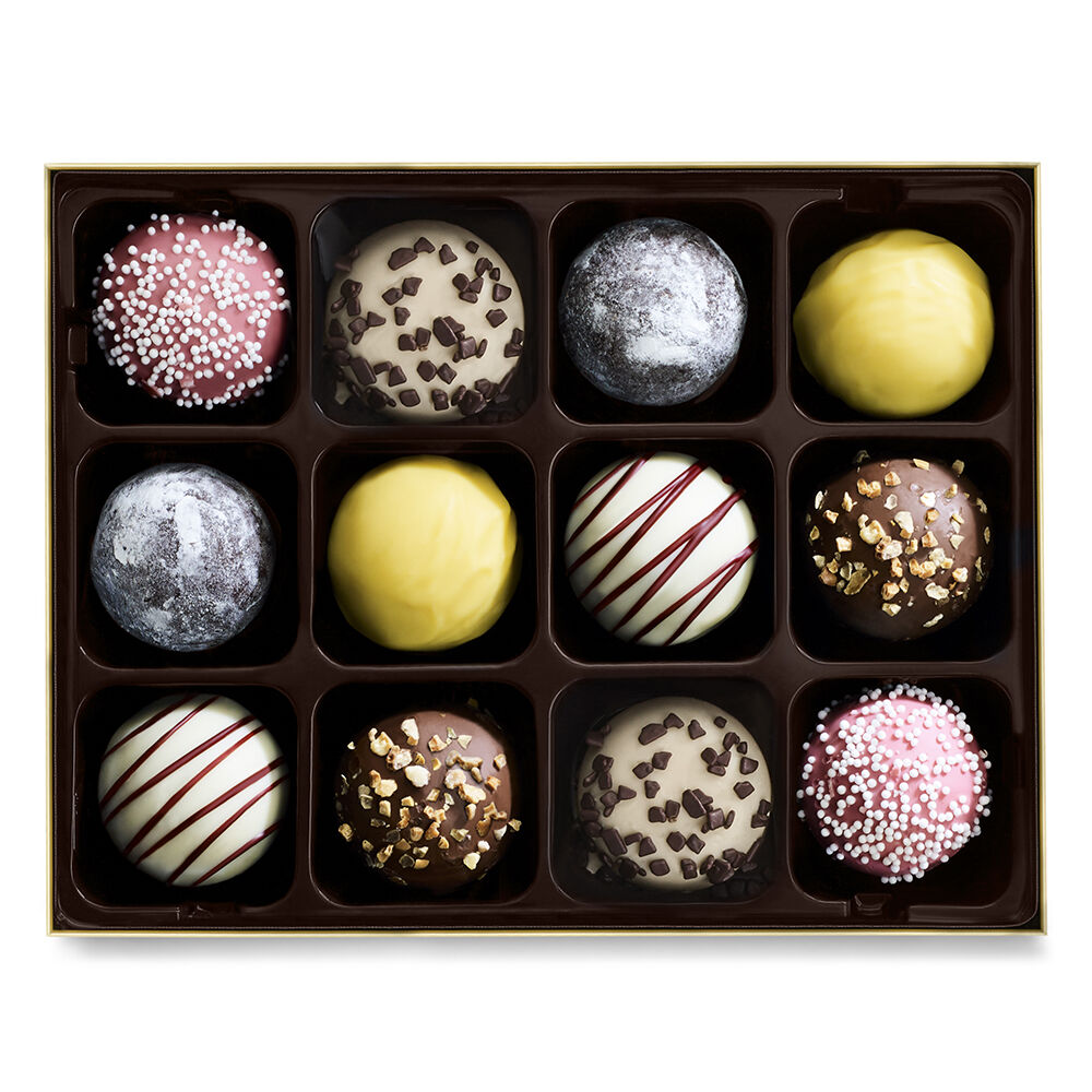 Assorted shop cake truffles
