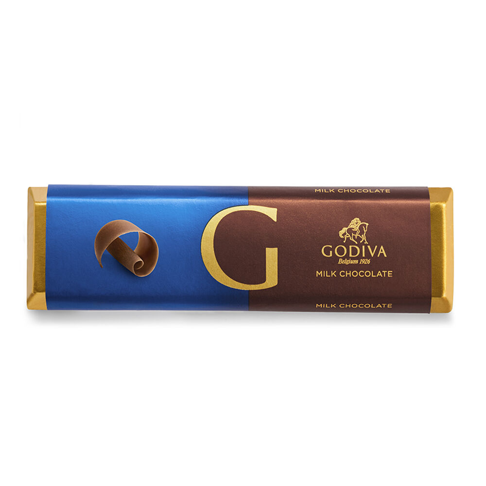Solid Milk Chocolate Small Bar Pack of 24 GODIVA