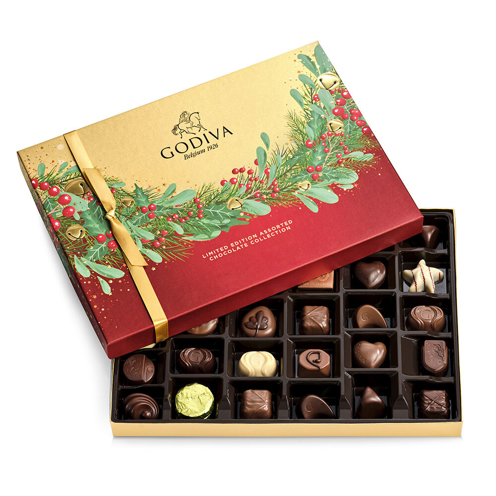 【でしてあげ】 GODIVA ゴディバ Holiday Luxury Box 44pc クリスマス ラグジュアリー ボックス セット