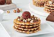Hazelnut Waffle Cookie Cakes
