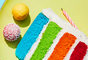 Rainbow Birthday Cake