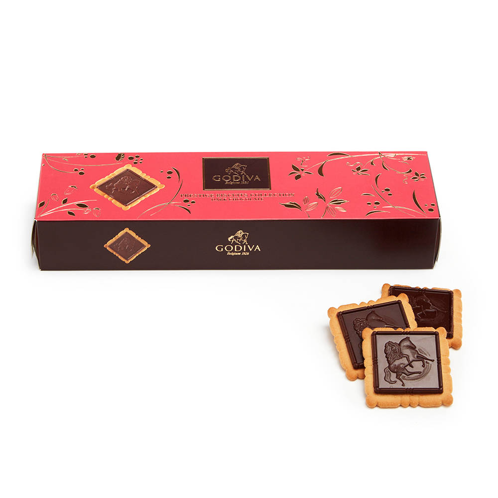 Godiva Lady Godiva Dark Chocolate Biscuits, 12 pc.