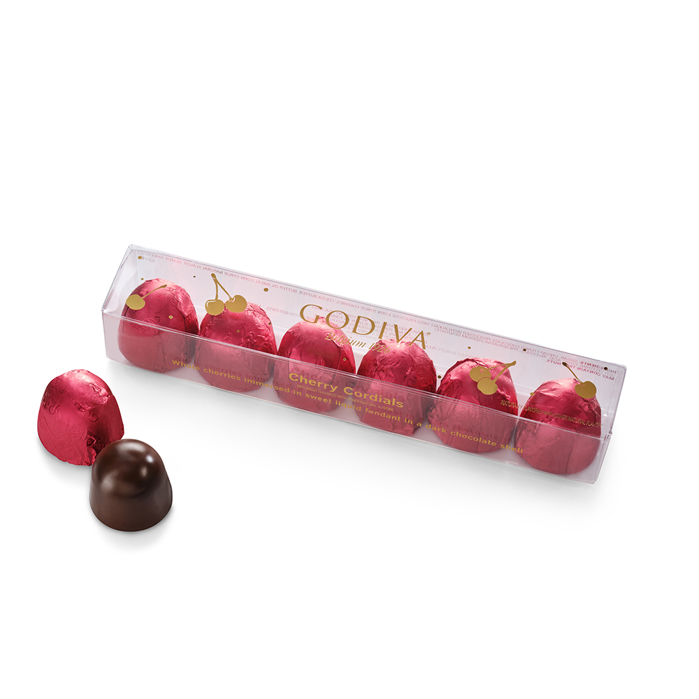 Dark Chocolate Cherry Cordials, 6 pc.