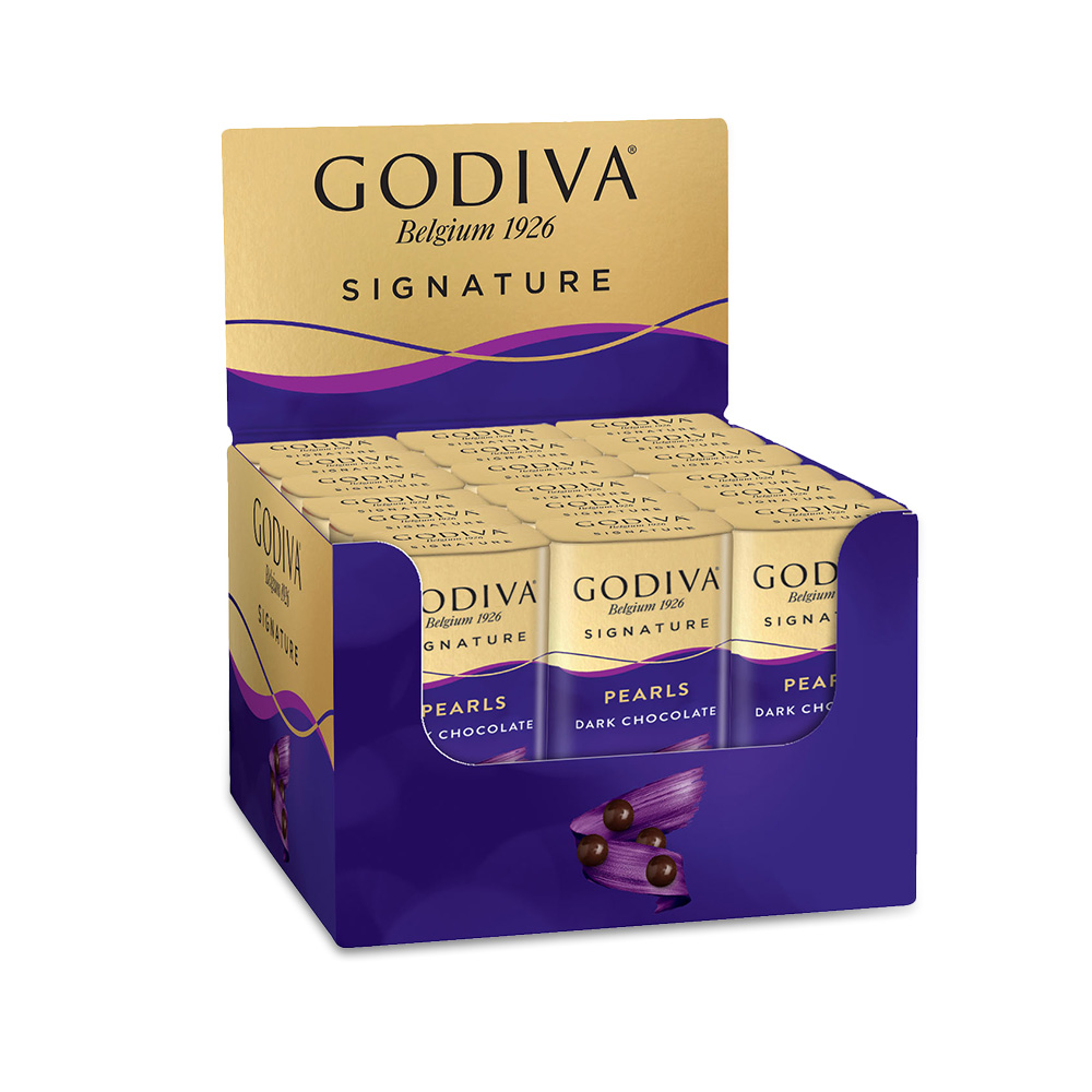 Godiva Dark Chocolate Pearls, Set of 18